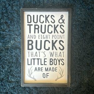 Boys room wall decor